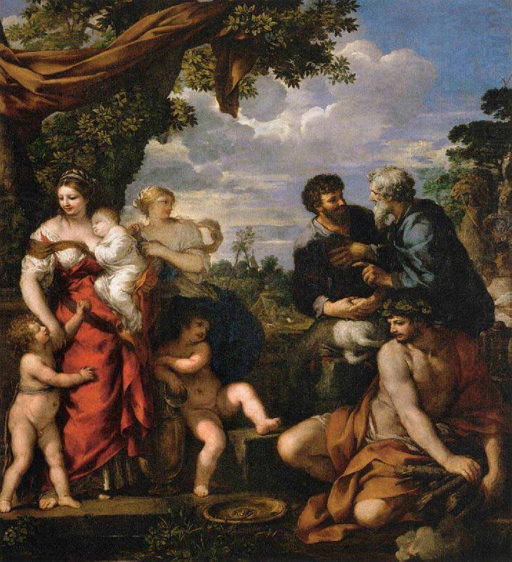 Pietro da Cortona The Alliance of Jacob and Laban china oil painting image
